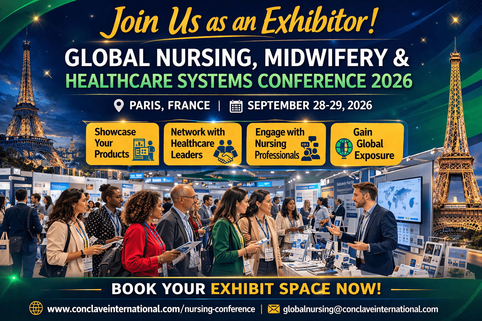 Join us as an exhibitor!