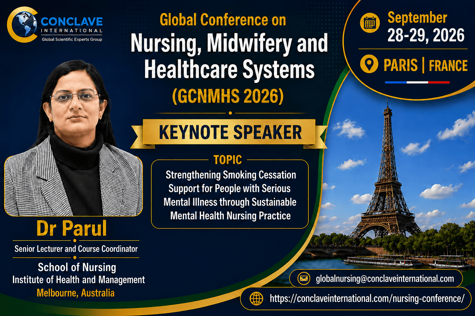 Parul final KEYNOTE spk weblogo link email banner
