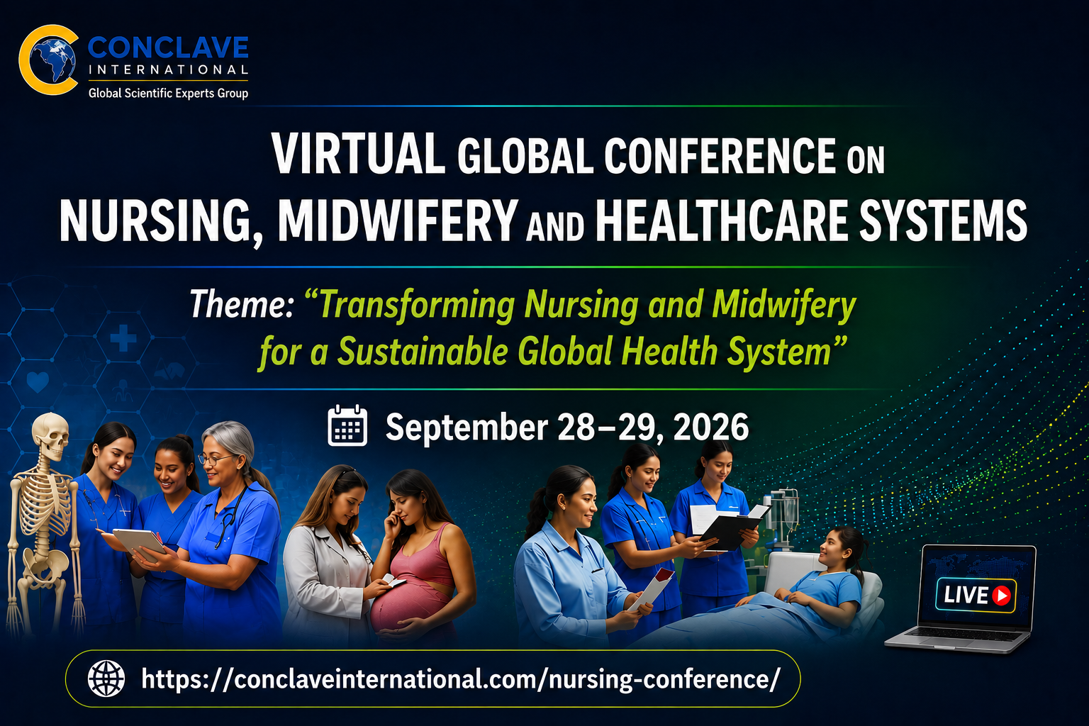 Virtual website banner